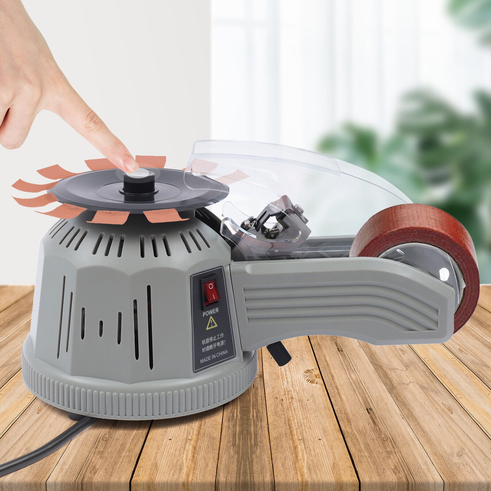 ZCUT-2 Automatic Tape Dispenser Electric Adhesive Tape Cutter Machine 110V 25W for Offices, Warehouses