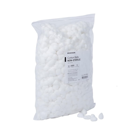 ZCXP 4000 Count 100% Pure Cotton Balls (2 Boxes), Medium Soft Absorbent Cotton Balls for Makeup Removal, Nail Care & Daily Beauty Use