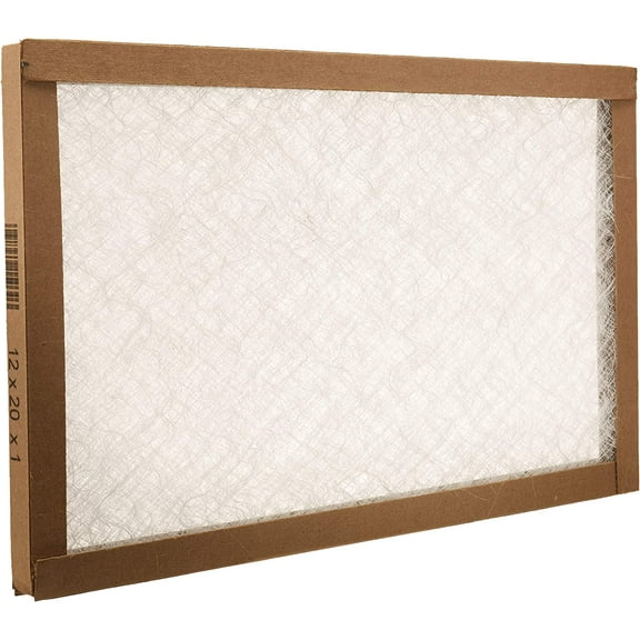 ZCXP Precisionaire MERV 4 Fiberglass Furnace Air Filters 20.62"L11"W12.62"Th, 12 Pack Rectangular Slide-In Panel HVAC Filters for Residential Furnace System