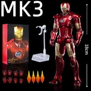 ZD Toys 1/10 Scale Iron Man MK3 Red and Gold Suit Collectors Action Figure