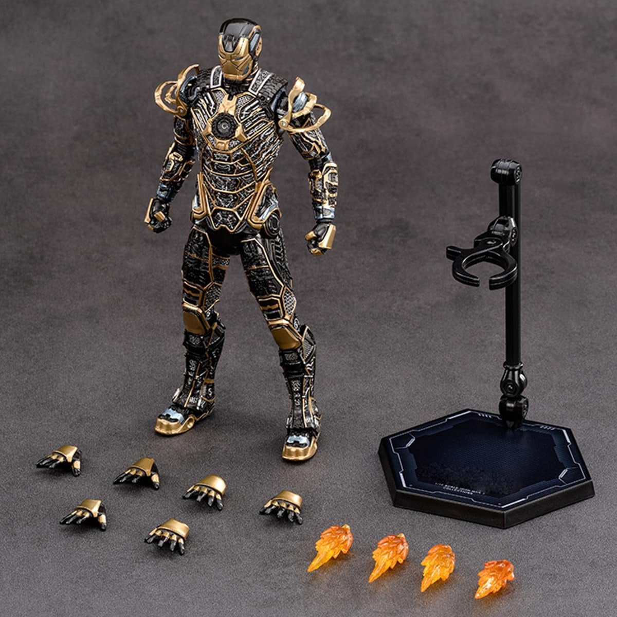 ZD Toys 1/10 Scale Iron Man MK41 Bones Anniversary Series Collector Action Figure