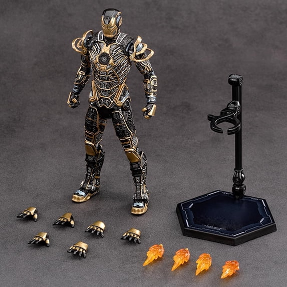ZD Toys 1/10 Scale Iron Man MK41 Bones Anniversary Series Collector Action Figure