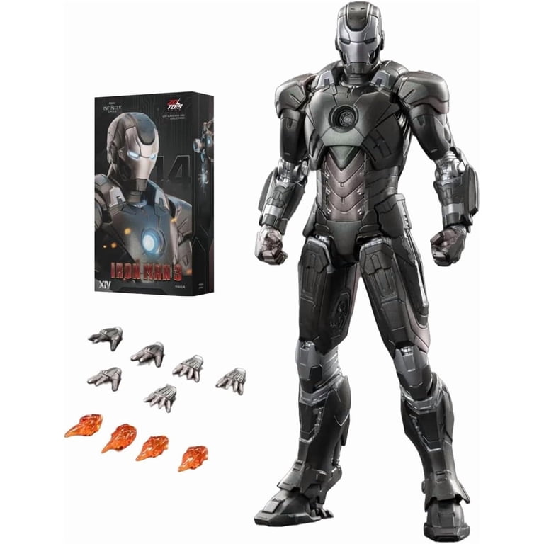 ZD Toys 1/10 Scale Iron Man Mark XIV MK14 Armor Collector Action