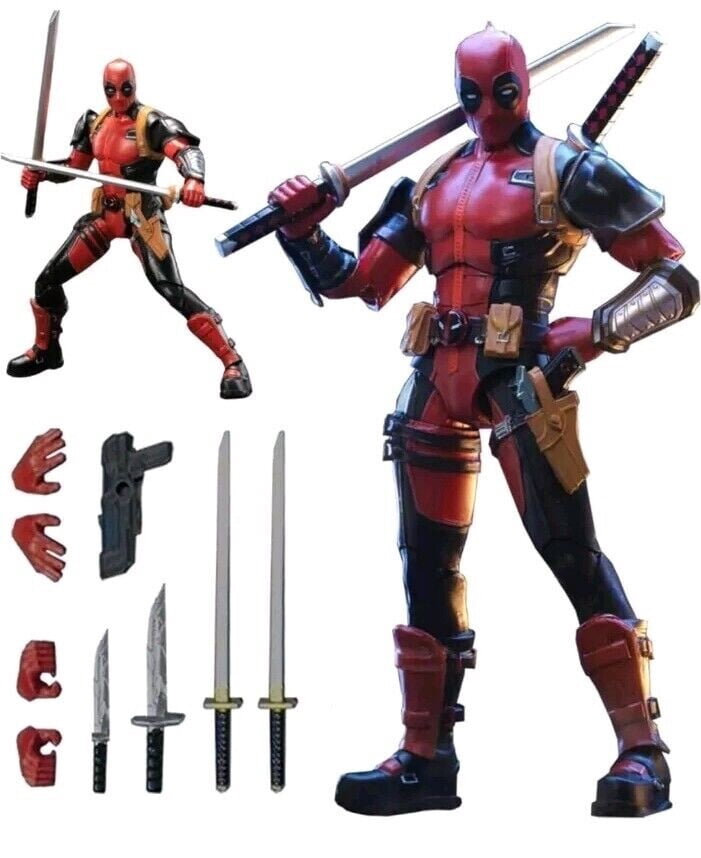 ZD Toys 1/10 Scale Super War Deadpool Collector Action Figure