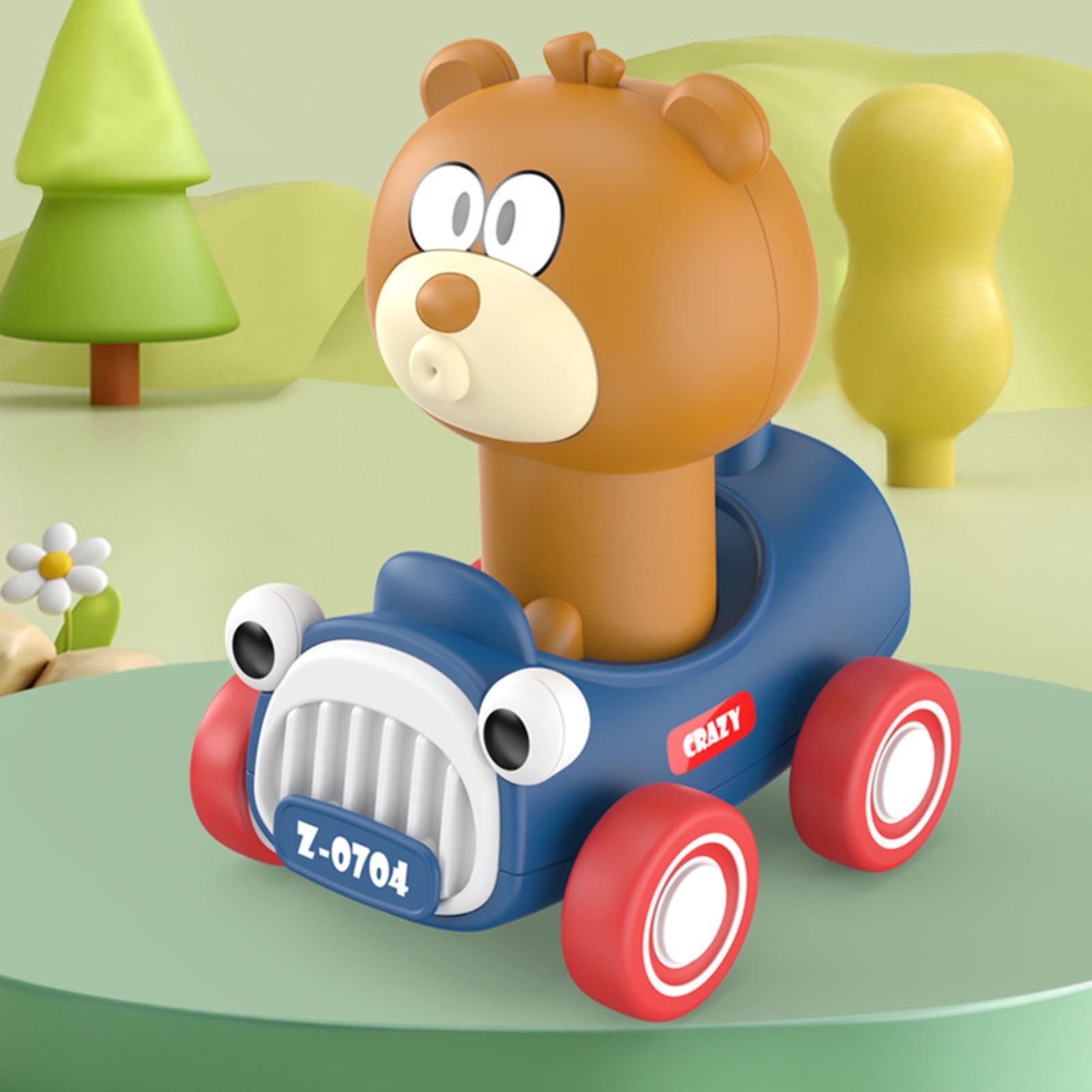 ZDCA Animal Racing Car Toys for 6-18 Months & Toddler - Walmart.com