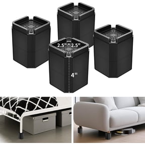 Shop Durable Bed Frame Feet and Furniture Risers for Your Home