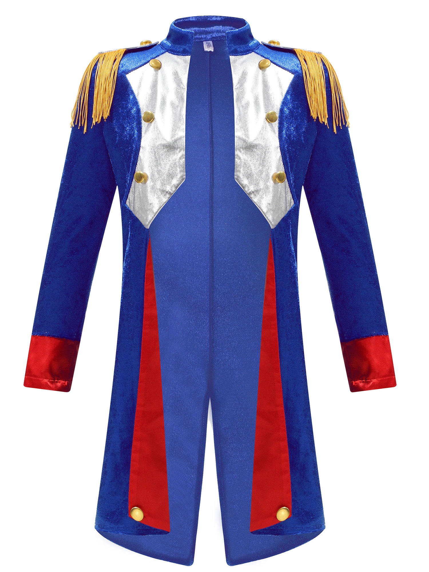 ZDHoor Boys Prince Costume Halloween Outfits Long Sleeves TurnDown Collar Tuxedo Jacket