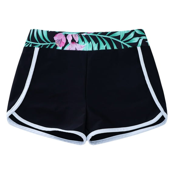 ZDHoor Girls Summer Board Shorts Quick Dry Swim Bottom Athletic Running Shorts 4-16 Years Lily 8