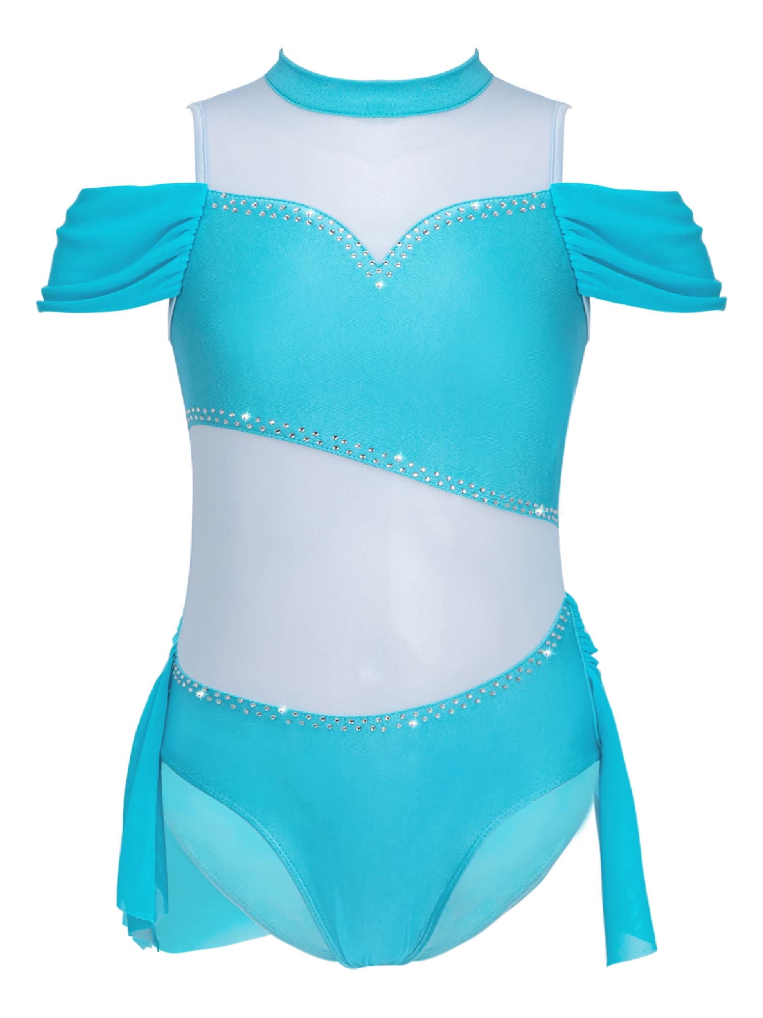 ZDHoor Girls Tweens Sleeveless Gymnastics Workout Bodysuit Ballet Dance ...