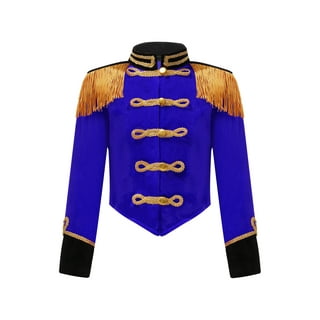  Aislor Kids Boys Marching Band Majorette Costume Long Sleeve  Tassel Jacket Coat Drum Major Team Uniform with Hat Set Red 6 Years :  Clothing, Shoes & Jewelry