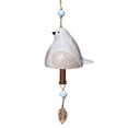 thumbnail image 1 of ZDM Decorative Bird Wind Chime, Garden Hanging Ornament with Metal Leaf, Handcrafted Colorful Outdoor Decor (Single Bird-Yolk), 1 of 4