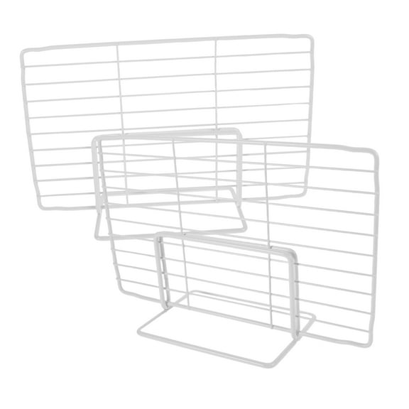 ZDM Freezer Separation Refrigerator Fridge Freezer Partition Closet Freezer Dividers Closet Separators Adjustable Fridge Dividers Fridge Door Dividers White Iron