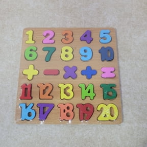 ZDNLJGI Manipulative puzzles Wooden Number Puzzle Board