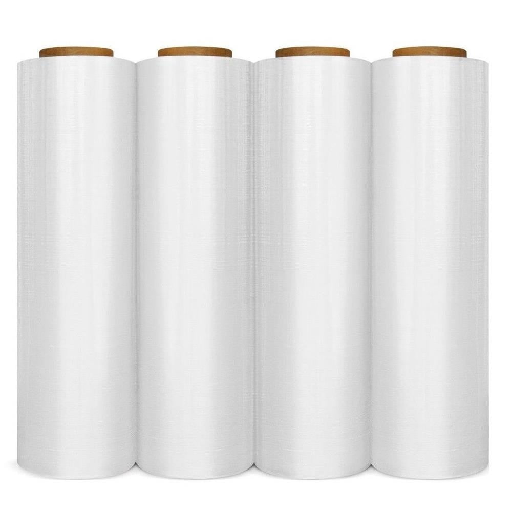 Get 30 Rolls Of Heavy-Duty 5 Inch X 1000 Ft Stretch Wrap – 80 Gauge, Extended Core For Easy Handling