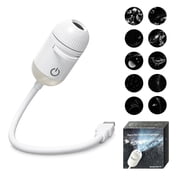 ZDSSY 2-in-1 Galaxy Star USB Projector Night Light, Adjustable Brightness 360  Rotating Design, with 10 Sliding Projection Films, Gift Box