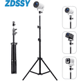 thumbnail image 1 of ZDSSY Universal Projector Stand Tripod, 110cm-160cm Adjustable Stand, Aluminum Alloy Portable Holder with 1/4" Interface, Projector Bracket Extendable Travel Tripod (No Tray), 1 of 8