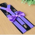 thumbnail image 1 of ZDWQFA Boys' Elastic Suspenders and Bow Tie Set Adjustable, 1 of 1