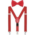 thumbnail image 1 of ZDWQFA Boys' Elastic Suspenders and Bow Tie Set Adjustable, 1 of 5