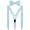 thumbnail image 1 of ZDWQFA Boys' Elastic Suspenders and Bow Tie Set Adjustable, 1 of 5