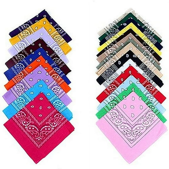 ZDWQFA Silk Head Scarf for Women Men Vintage Bandanas Satin Hair Scarf Silk Wrap Neck Square Scarves