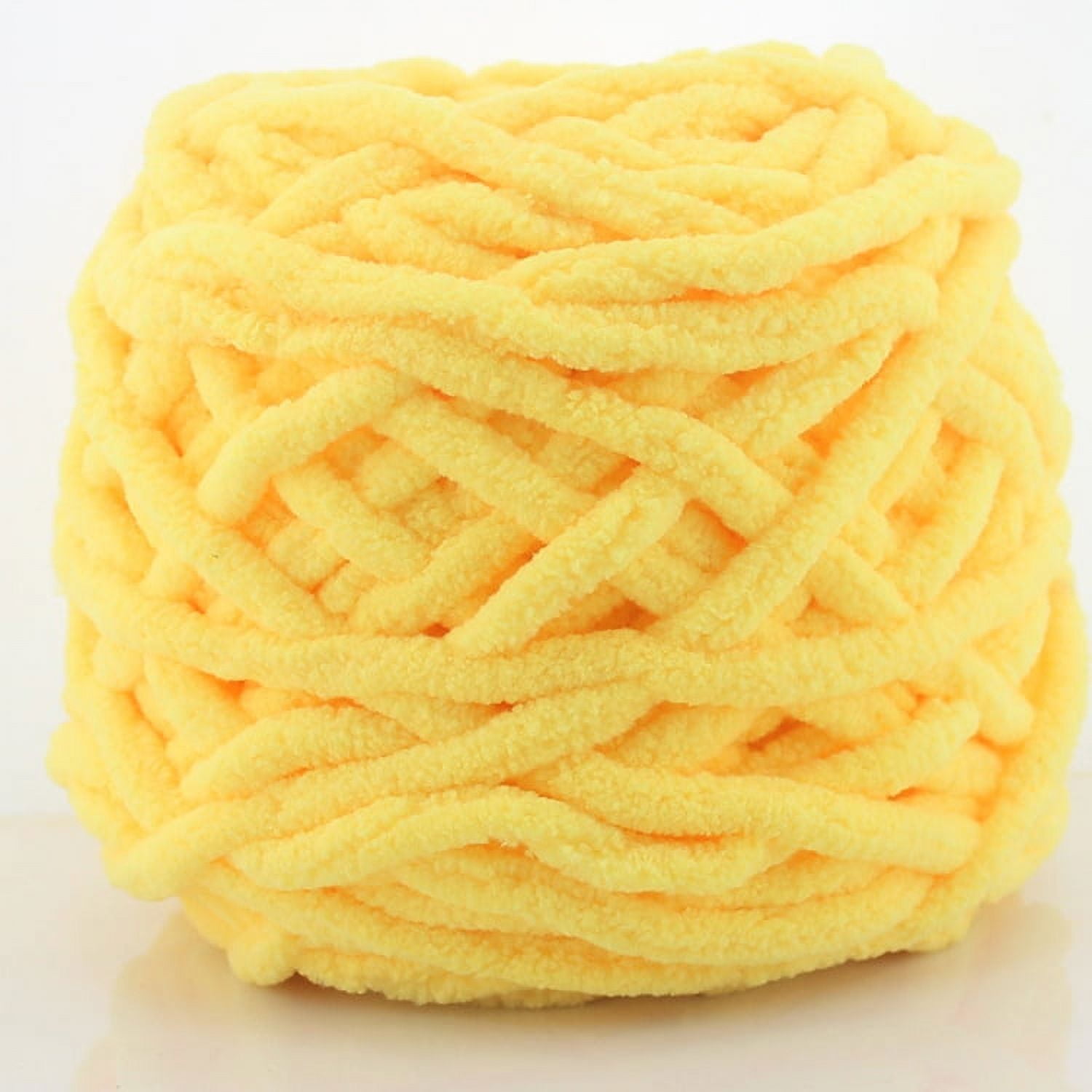 ZDWQFA Soft Chenille Yarn Velvet Yarn for Crocheting,Fluffy Yarn for