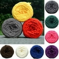 thumbnail image 1 of ZDWQFA Soft Chenille Yarn Velvet Yarn for Crocheting, Fluffy Yarn for Knitting and Crochet DIY Craft, Blanket Yarn for Hat Scarf Blanket Slippers, 1 of 7