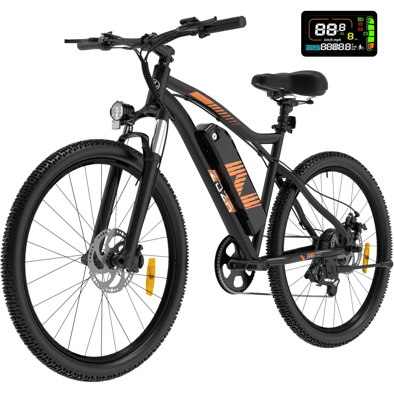 ZDZA Electric Bike 26”, 1000W Peak Motor E-Mountain Bike, 22MPH