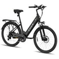 thumbnail image 1 of ZDZA Electric Bike for Adults 26”, 750W Peak Motor Ebike for Woman, 48V Removable Battery, 7 Speed Step-thru Electric Bicycle with Rear Shelf UL2849 By SGS, 1 of 15