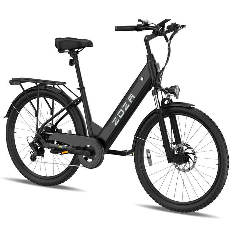 ZDZA Electric Bike for Adults 26”, 750W Peak Motor Ebike for Woman