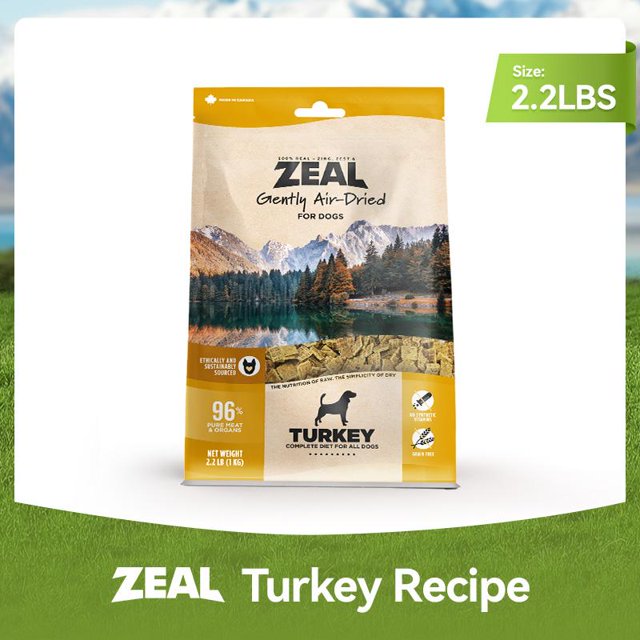 ZEAL Natural AirDried Dog Food for All Ages 96 High Meat Content
