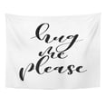 thumbnail image 1 of ZEALGNED Alphabet Word Brush Pen Lettering Phrase Be Real Artistic Black Celebration Wall Art Hanging Tapestry Home Decor for Living Room Bedroom Dorm 60x80 inch, 1 of 1