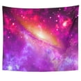 thumbnail image 1 of ZEALGNED Blue Abstract Space Universe Nebula Star Light Orange Alien Astrology Astronomy Wall Art Hanging Tapestry Home Decor for Living Room Bedroom Dorm 51x60 inch, 1 of 1