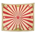 thumbnail image 1 of ZEALGNED Carnival Circus Vintage for Your Perfect Size Screen Marquee Wall Art Hanging Tapestry Home Decor for Living Room Bedroom Dorm 51x60 inch, 1 of 2