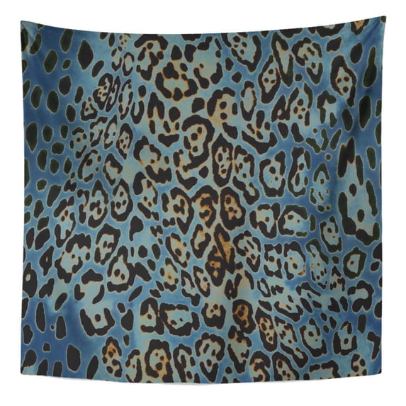 ZEALGNED Fur Cool Leopard Leo Lion Modern Wall Art Hanging Tapestry Home Decor for Living Room Bedroom Dorm 60x80 inch