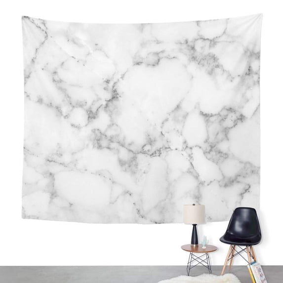ZEALGNED Gray Abstract White Natural Marble Pattern Wall Luxurious Wall Art Hanging Tapestry Home Decor for Living Room Bedroom Dorm 60x80 inch