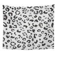 thumbnail image 1 of ZEALGNED Pattern Snow Leopard Watercolor Cheetah Spot Wall Art Hanging Tapestry Home Decor for Living Room Bedroom Dorm 51x60 inch, 1 of 2