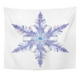 thumbnail image 1 of ZEALGNED Pink Abstract Natural Crystal Snowflake White Purple Frozen Aerial Beautiful Closeup Wall Art Hanging Tapestry Home Decor for Living Room Bedroom Dorm 60x80 inch, 1 of 2
