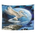 thumbnail image 1 of ZEALGNED Unicorn Pegasus Wings Horse Fantasy Cute Beautiful Wall Art Hanging Tapestry Home Decor for Living Room Bedroom Dorm 51x60 inch, 1 of 1