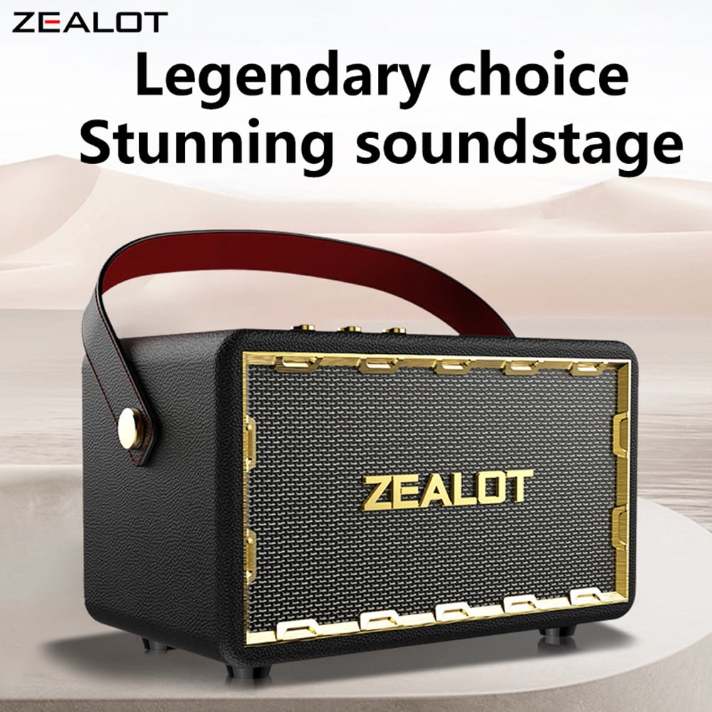 ZEALOT MT01, Retro Wooden Portable Wireless 24000mAh Battery