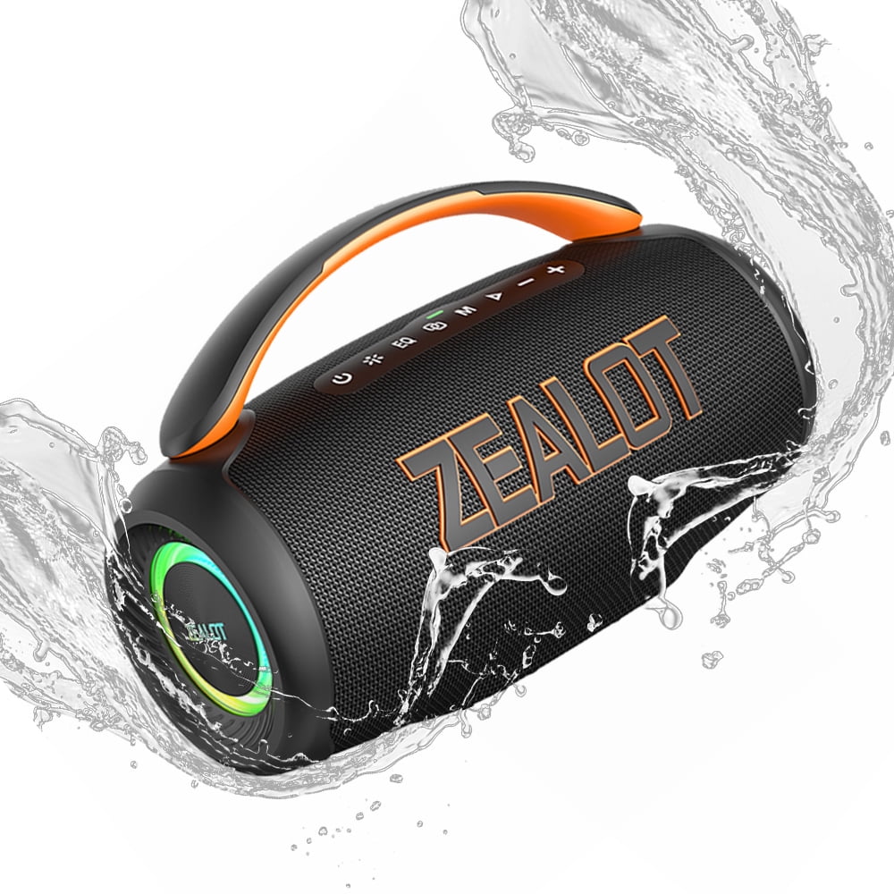 Halloween atmosphere speaker, Portable Bluetooth Speaker with Lights, 60W Powerful Crystal Clear Sound, IPX5 Waterproof, All Day Playtime, AUX&TF-Card Input, Bluetooth 5.3, TWS Paring