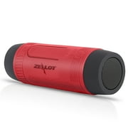 ZEALOT S1 Outdoor BT Speakers Portable Sound Box IPX5 Waterproof LED Flashlight SOS with Microphone Support TF Card AUX Input FM Radio 4000mAh Power Bank