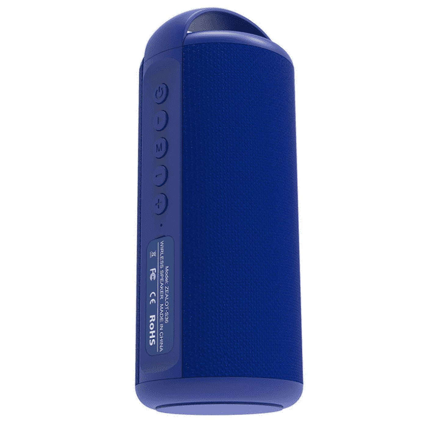 ZEALOT S36 Wireless BT Speaker IPX7 Waterproof 5Wx2 1800mAh for 1 Month HIFI APP Outdoor Portable Speakers with BT 5.0 Subwoofer