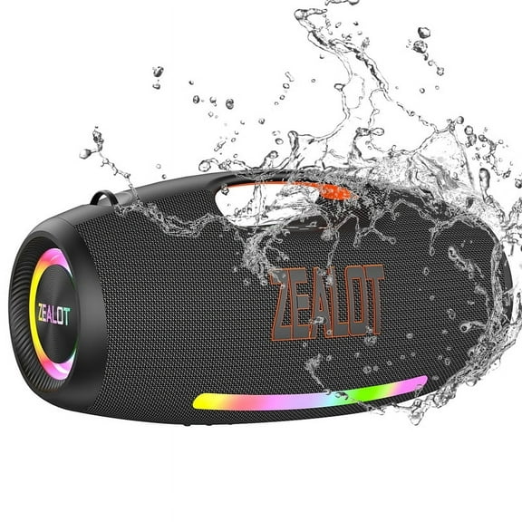 ZEALOT S89, 250W, Outdoor Wireless Speaker, IPX6 Waterproof Certified, Power Bank Function, for Camping, Beach, Party