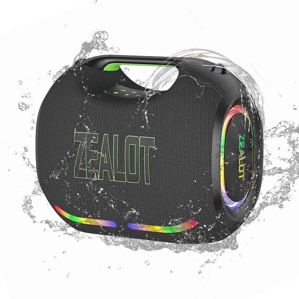 ZEALOT ZE21, 250W Outdoor Speakers Waterproof Wireless: IPX6