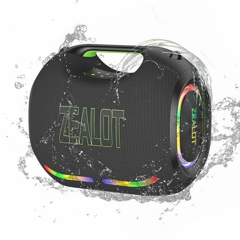 ZEALOT ZE21, 250W Outdoor Speakers Waterproof Wireless: IPX6