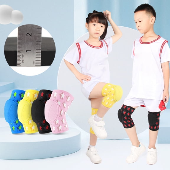 ZEAVAN Breathable 1Pc Knitting Knee Pad Soft Anti-collision Shock Absorption Knee Protector for Kids