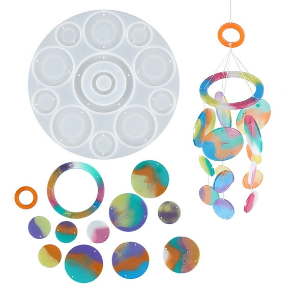ZEAVAN Epoxy Resin Mold DIY Reusable Practical Wind Chime Casting Mold