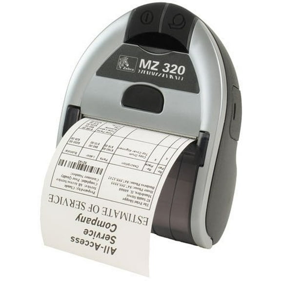 Restored ZEBRA MZ320 3in 4mb Mobile Direct Thermal Receipt Printer (USB/ IRDA/ 802.11G Wireless) (Refurbished)