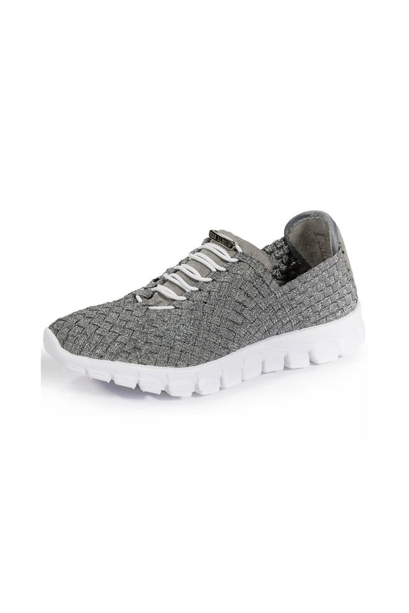 Women's Danielle Sneakers, Color: Pewter/White Bottom, Size: 7.5