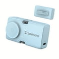 thumbnail image 1 of ZeeHoo Tiny Power Bank with USB-C and Lightning Connector, Portable Power Pack, Blue, 1 of 5